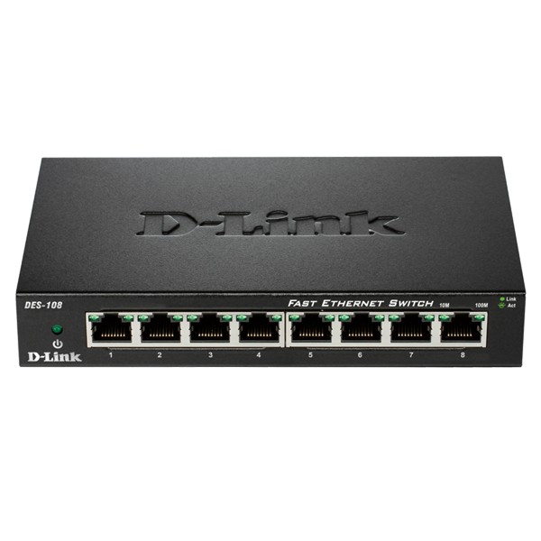 D- Link 8 port switch normal (pc)